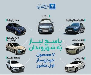 محصولات جدید ایران خودرو 99