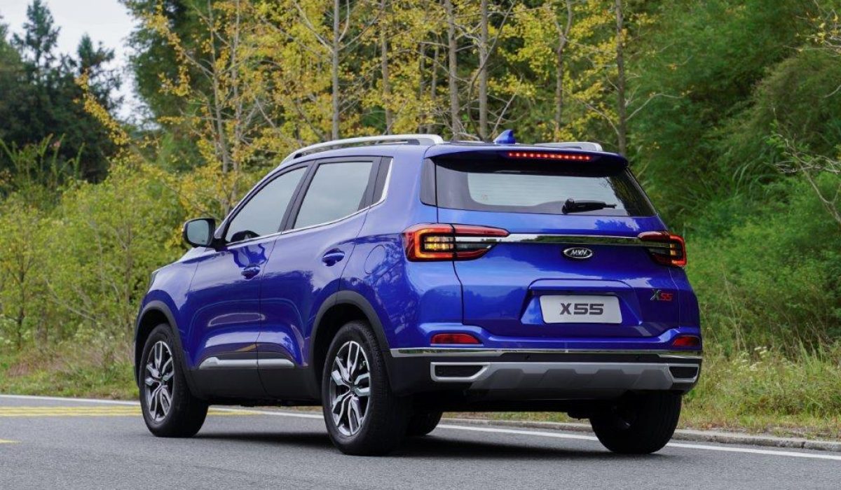 نمای پشتی MVM X55
