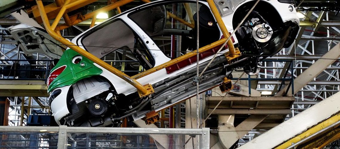 خط تولید خودرو Iran car manufacturing